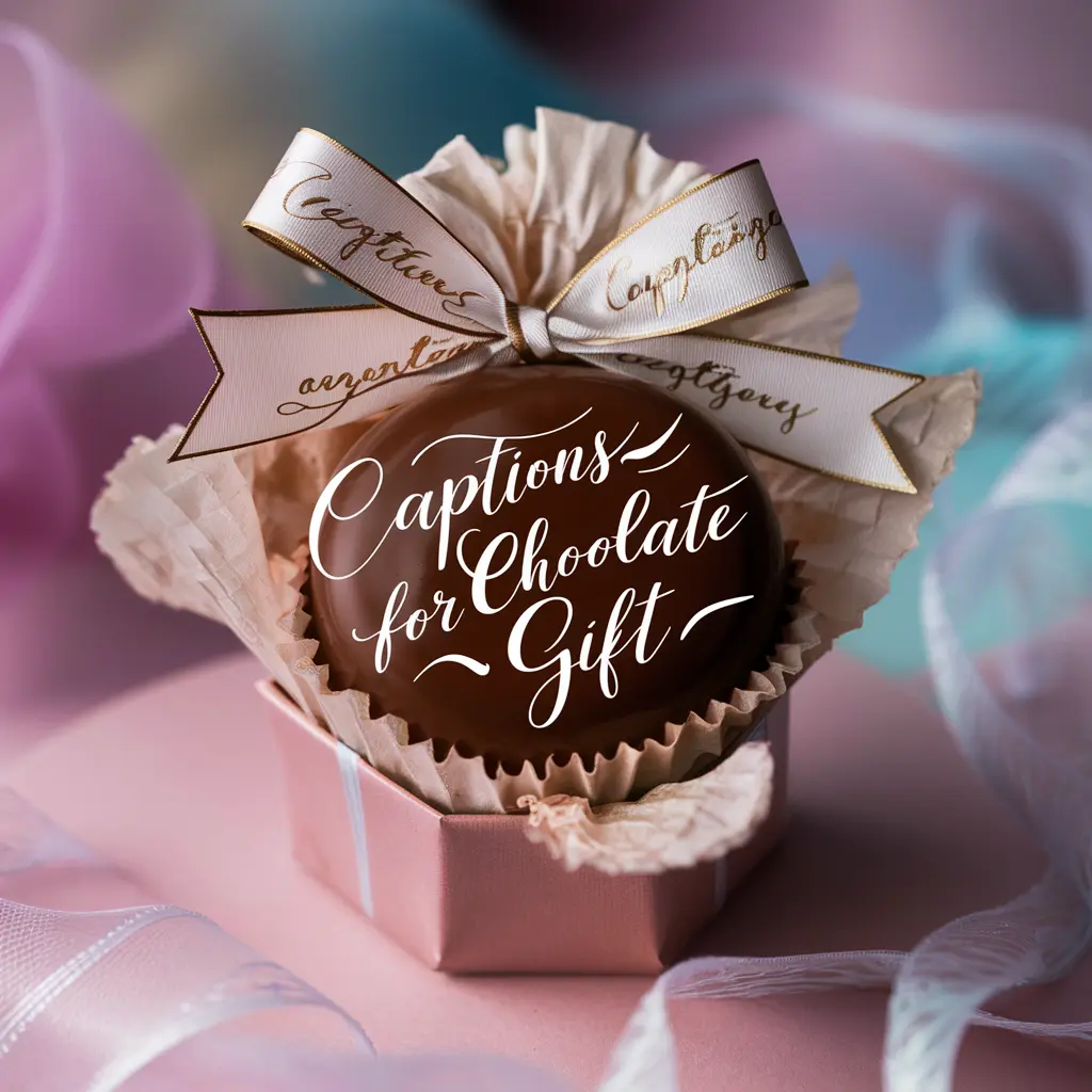 Captions For Chocolate Gift