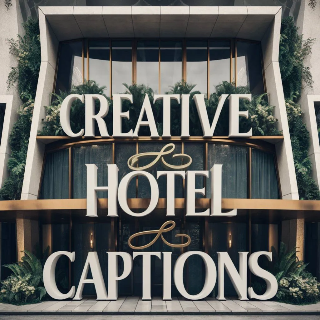 Creative Hotel Captions