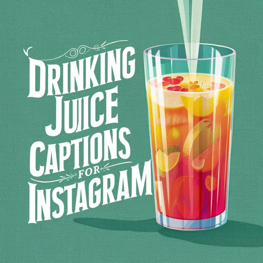 Drinking Juice Captions For Instagram