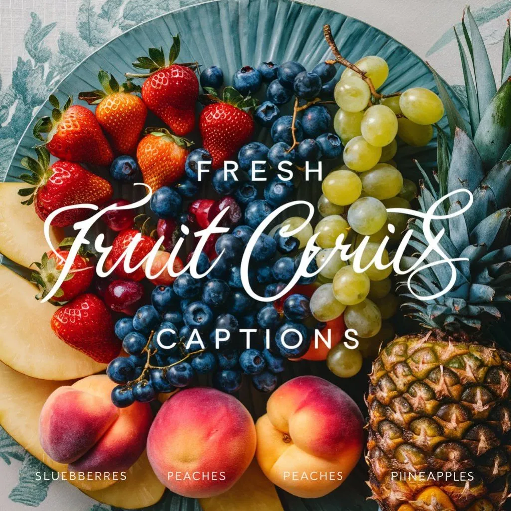 Fresh Fruit Captions: