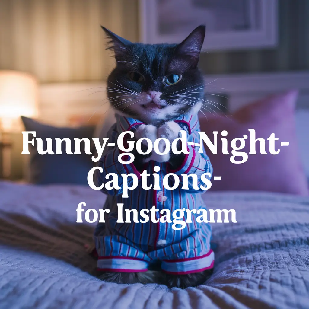 Funny Good Night Captions for Instagram