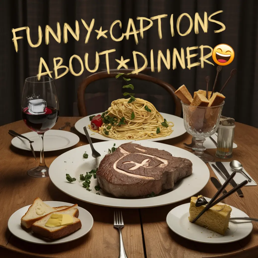 Funny Captions About Dinner