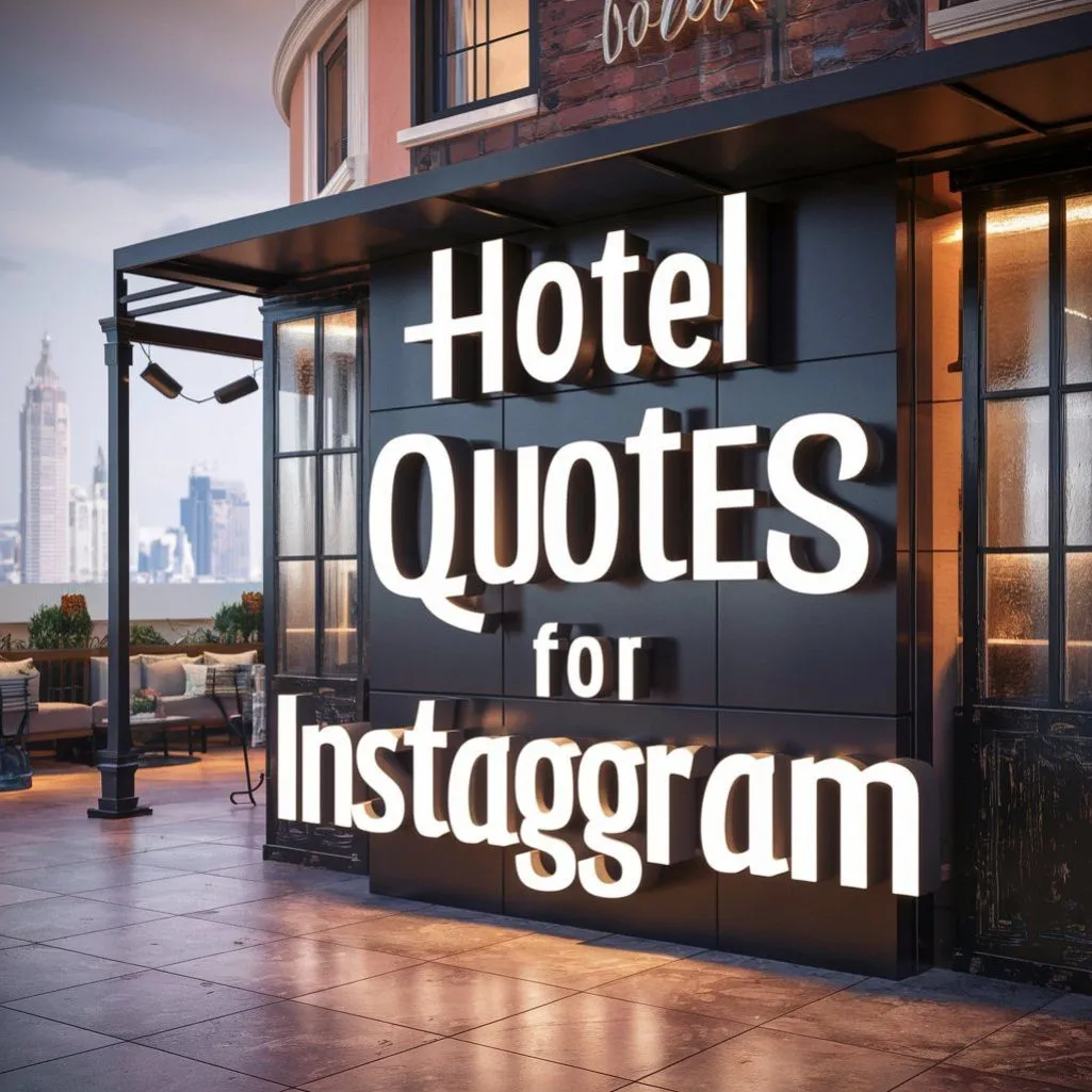 Hotel Quotes For Instagram