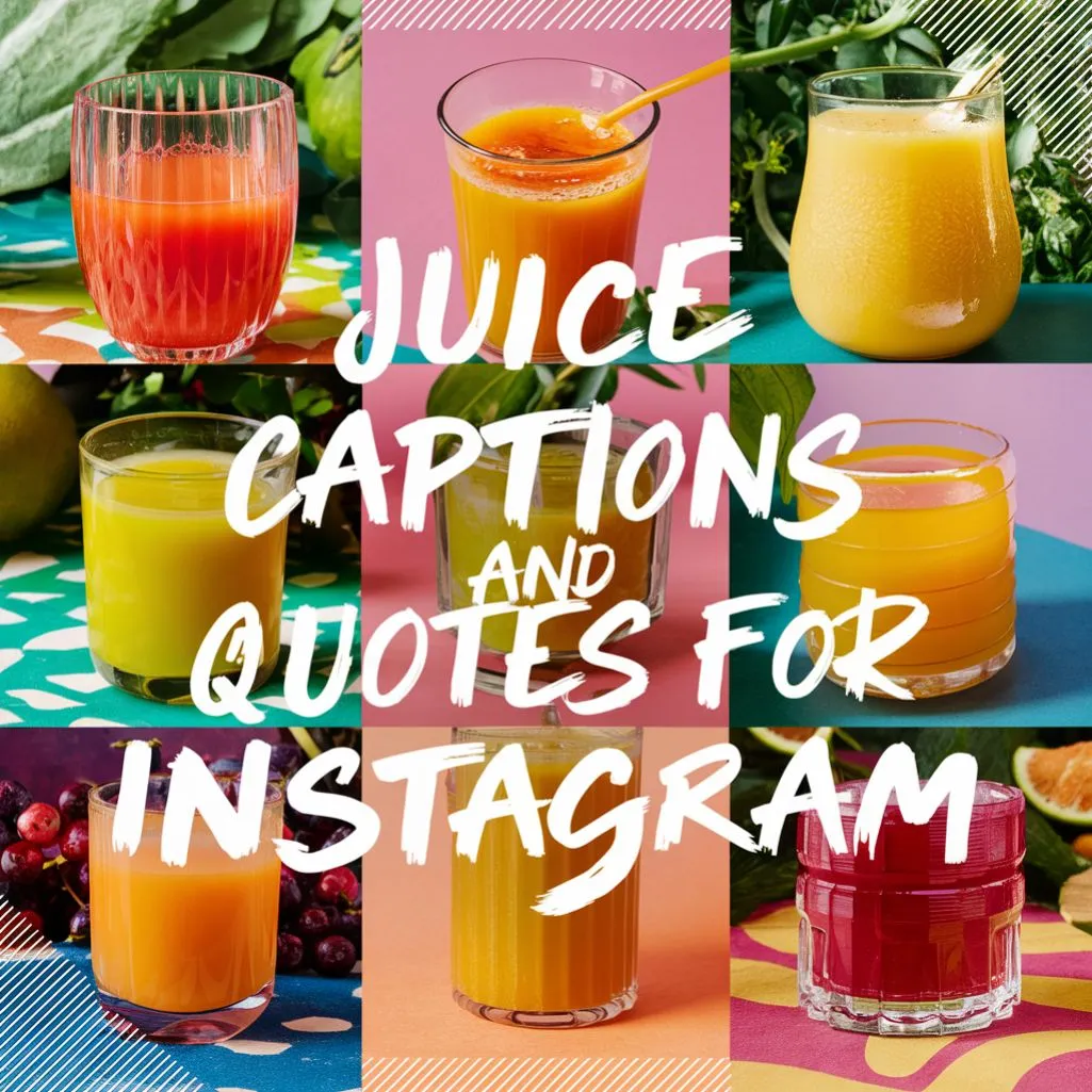 Juice Captions and Quotes For Instagram