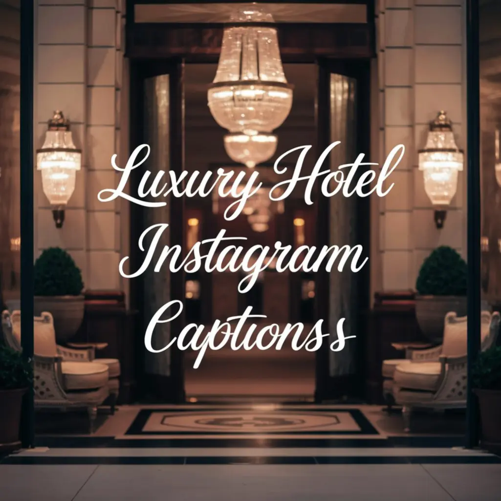 Luxury Hotel Instagram Captions: