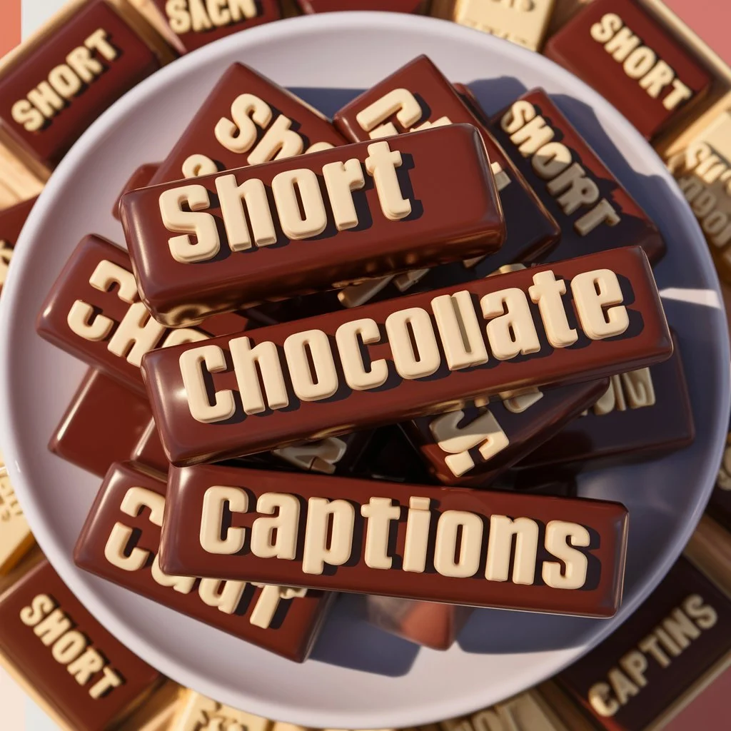 Short Chocolate Captions