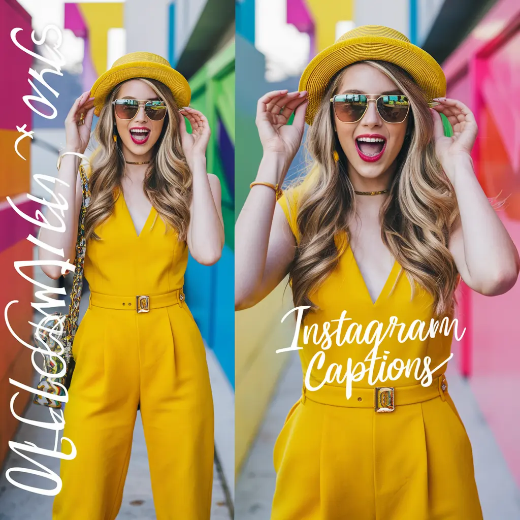 Yellow Outfit Instagram Captions