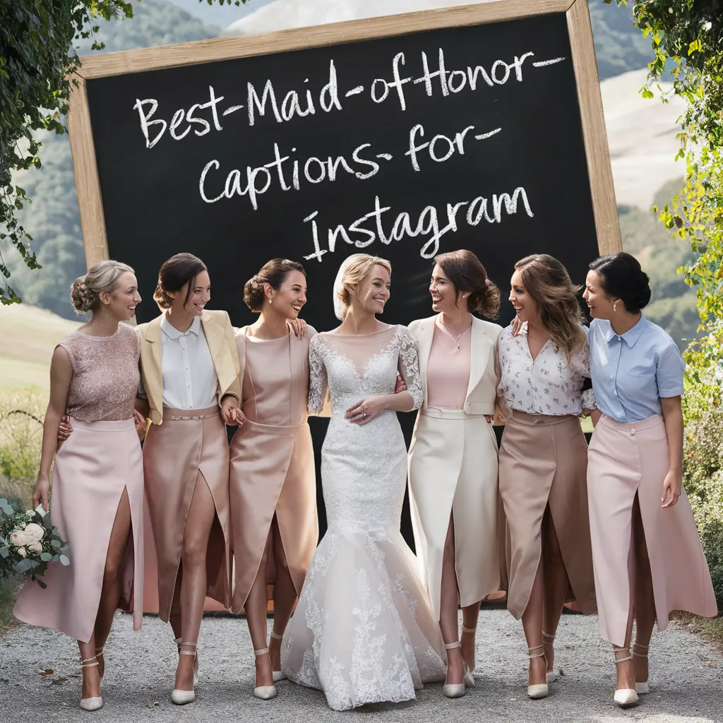 Best Maid Of Honor Captions For Instagram
