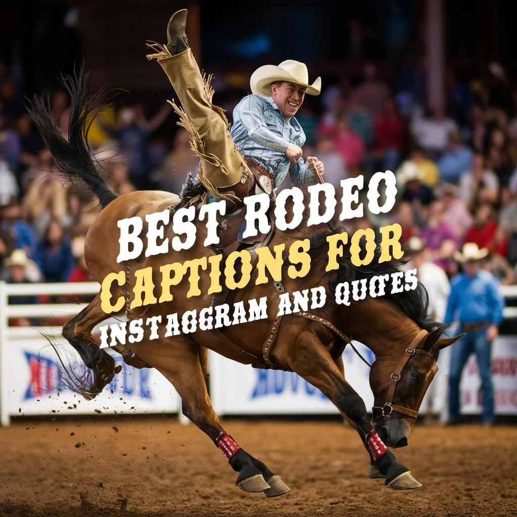 Best Rodeo Captions For Instagram & Quotes