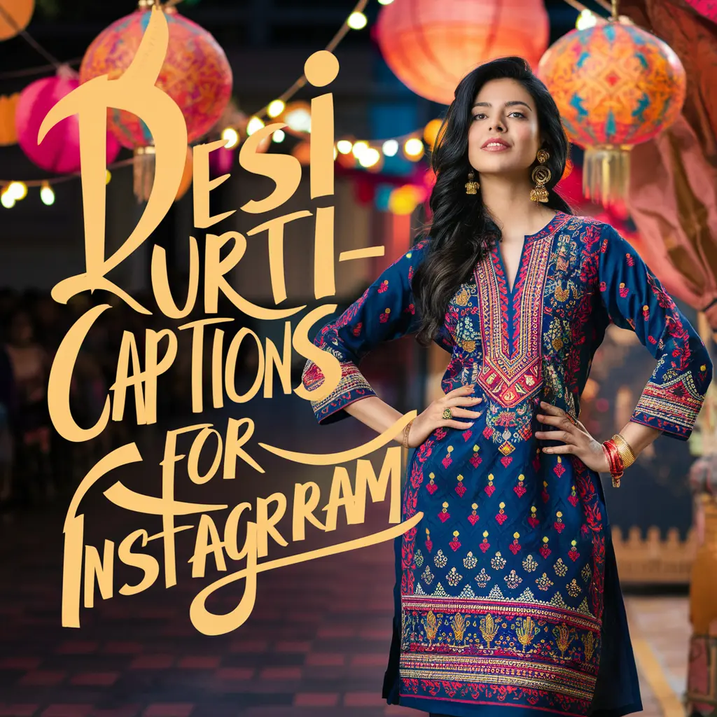 Desi Kurti Captions for Instagram
