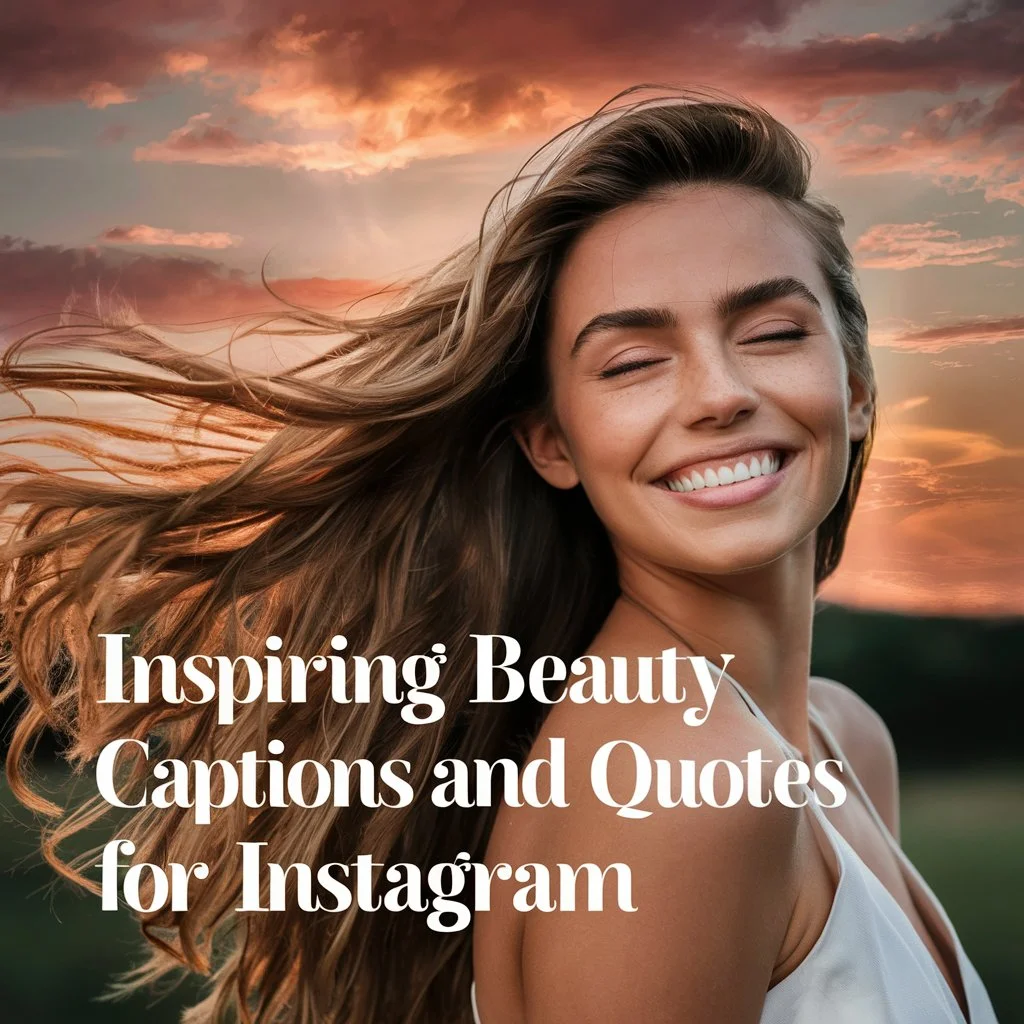 Inspiring Beauty Captions and Quotes for Instagram