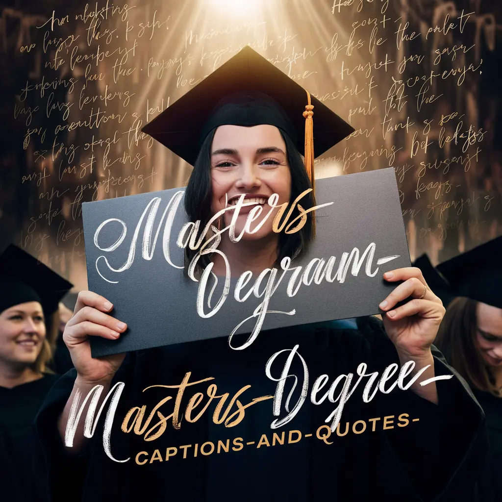 Masters Degree Instagram Captions & Quotes