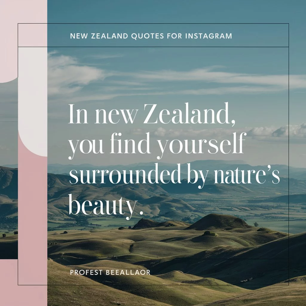 New Zealand Quotes For Instagram