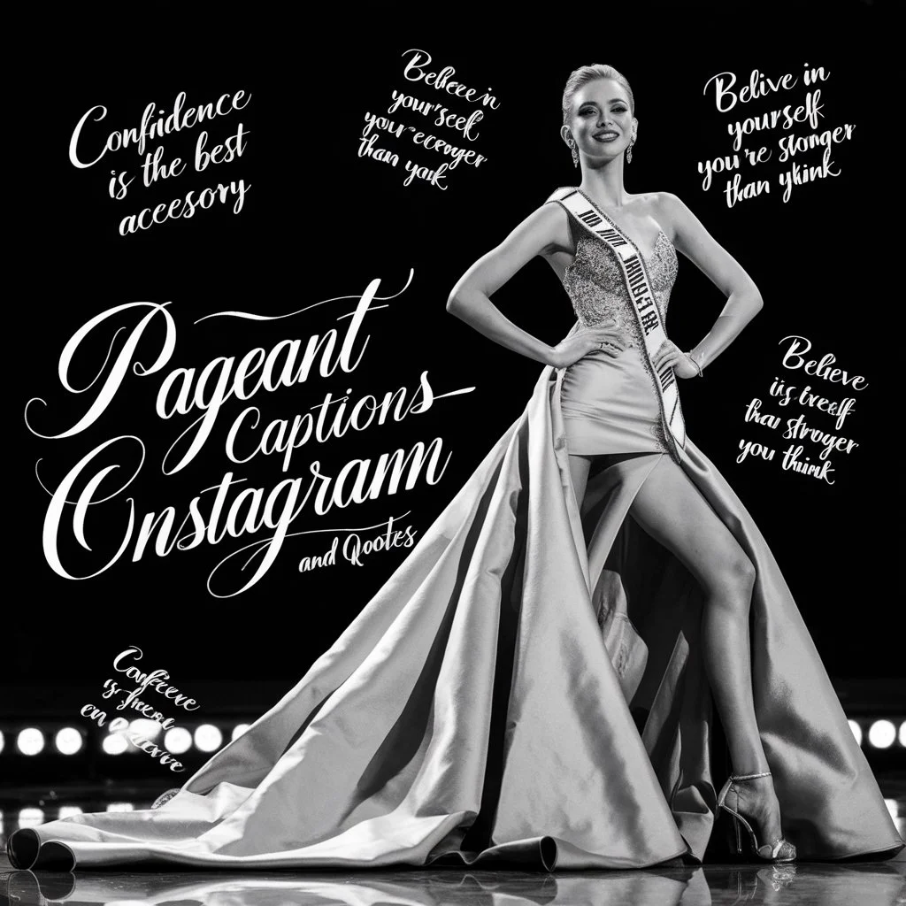 Pageant Captions For Instagram And Quotes