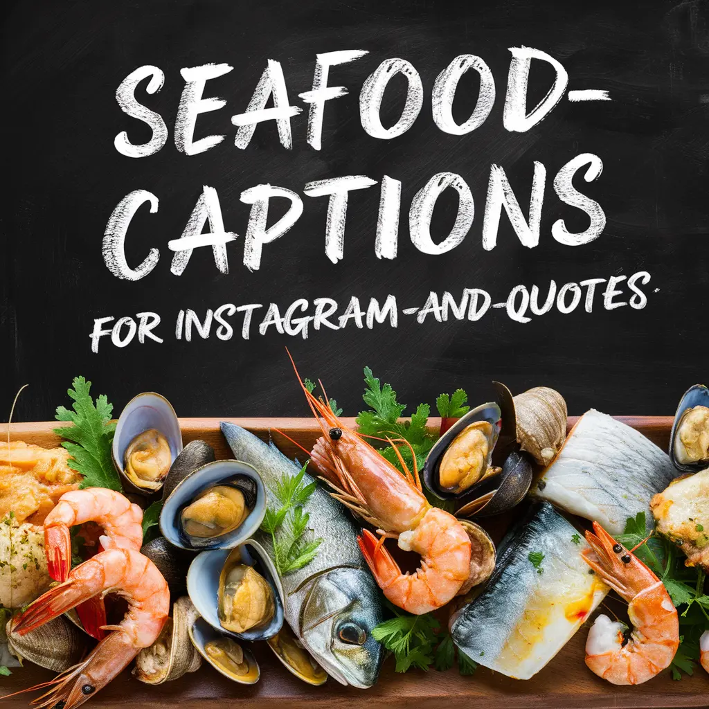 Seafood Captions For Instagram & Quotes