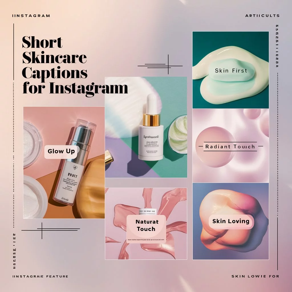 Short Skincare Captions For Instagram