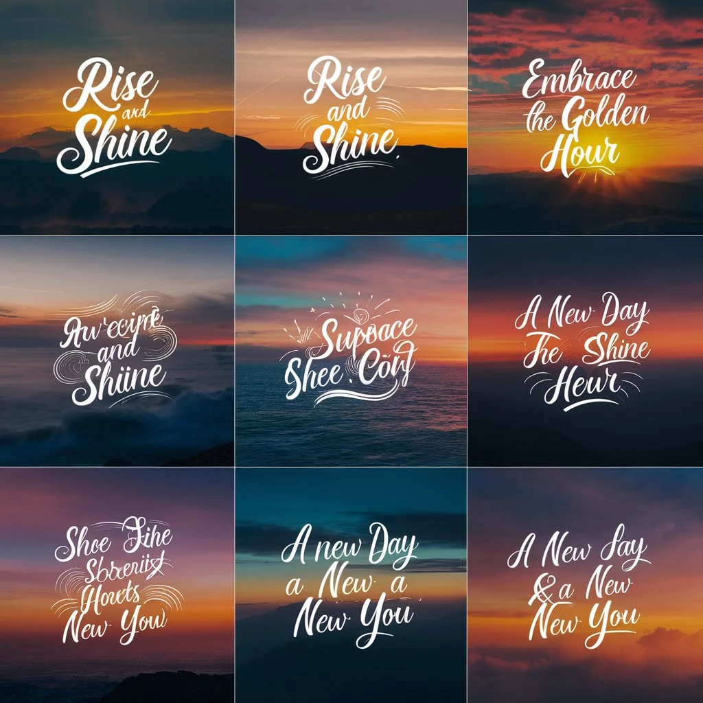 Short Sunrise Captions for Instagram