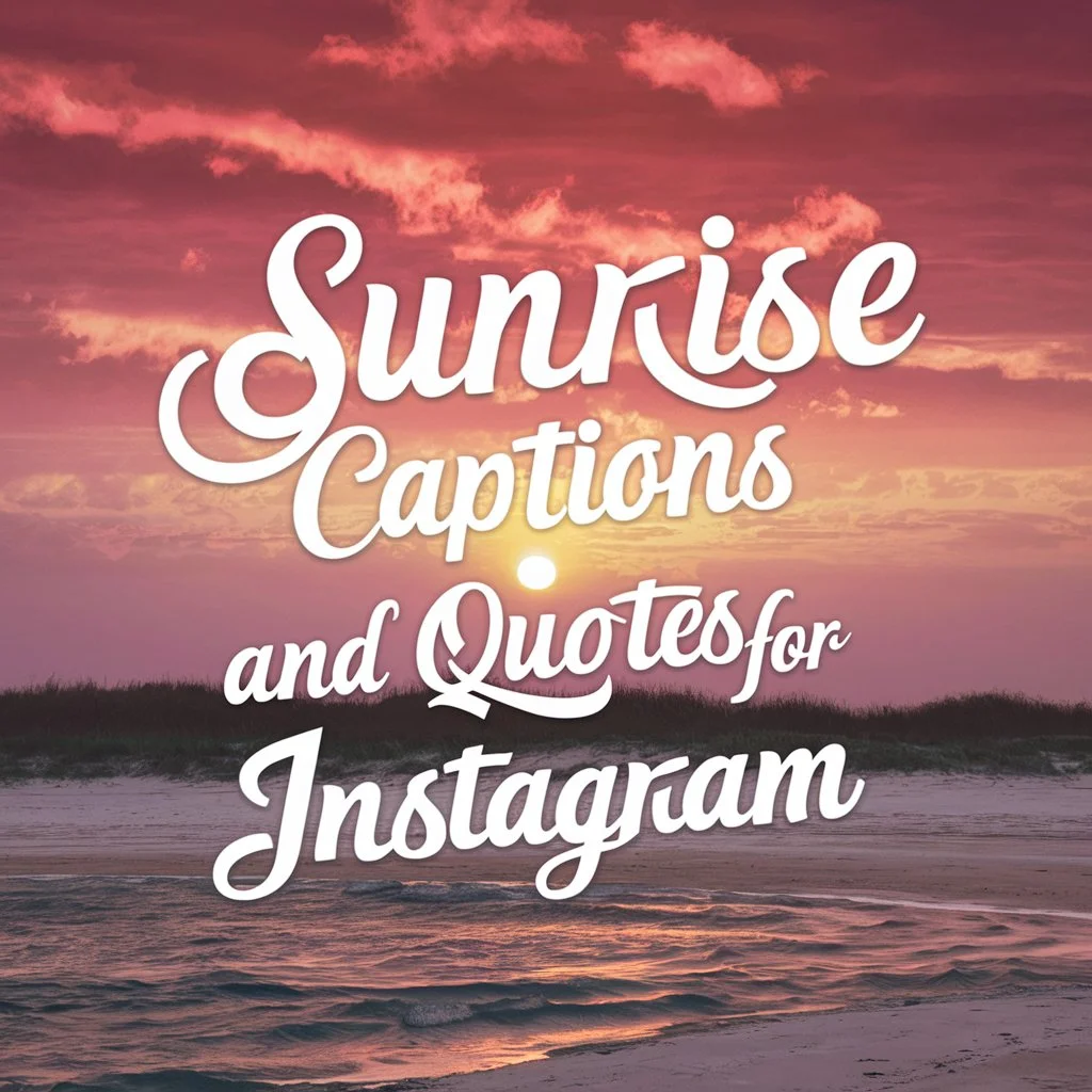 Sunrise Captions and Quotes for Instagram