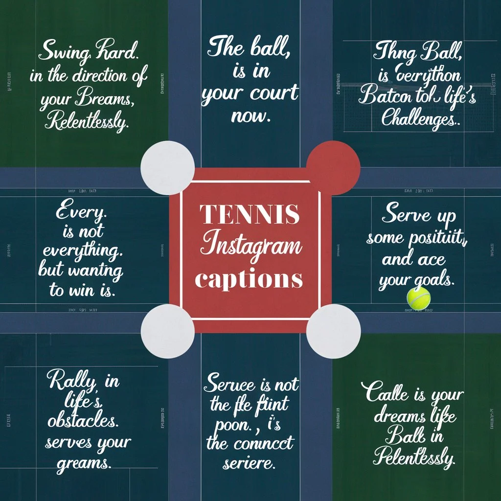 Tennis Captions For Instagram With Quotes