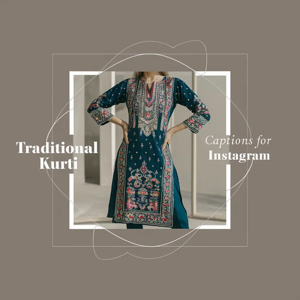 Traditional Kurti Captions for Instagram