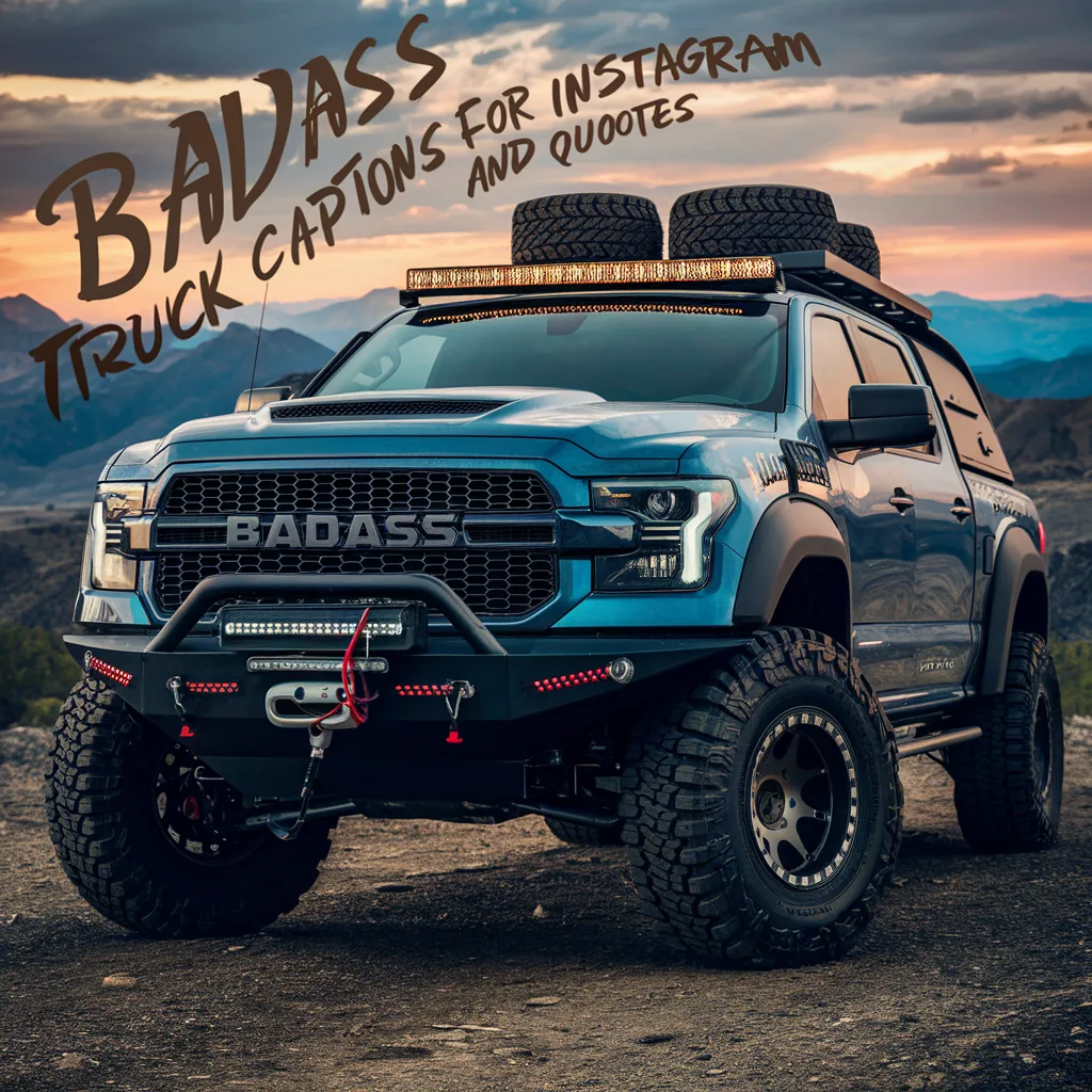 Badass Truck Captions For Instagram & Quotes