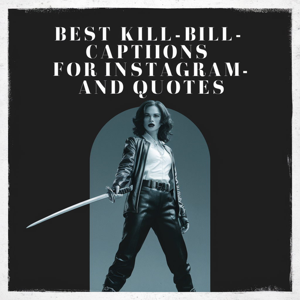 Best Kill Bill Captions For Instagram & Quotes