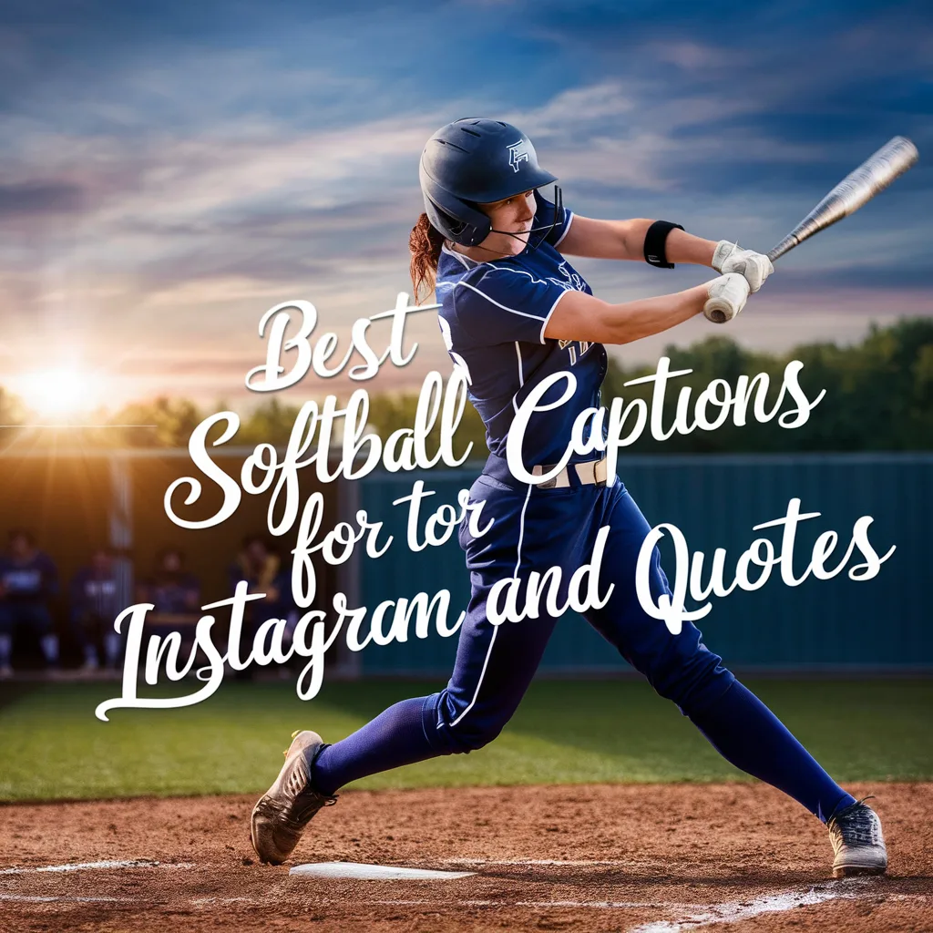 Best Softball Captions For Instagram & Quotes