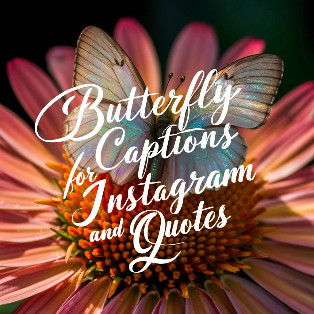 Butterfly Captions For Instagram And Quotes
