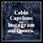 Cabin Captions For Instagram And Quotes