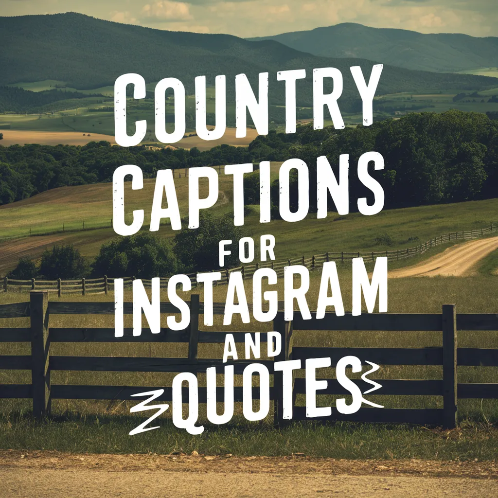 Country Captions For Instagram And Quotes