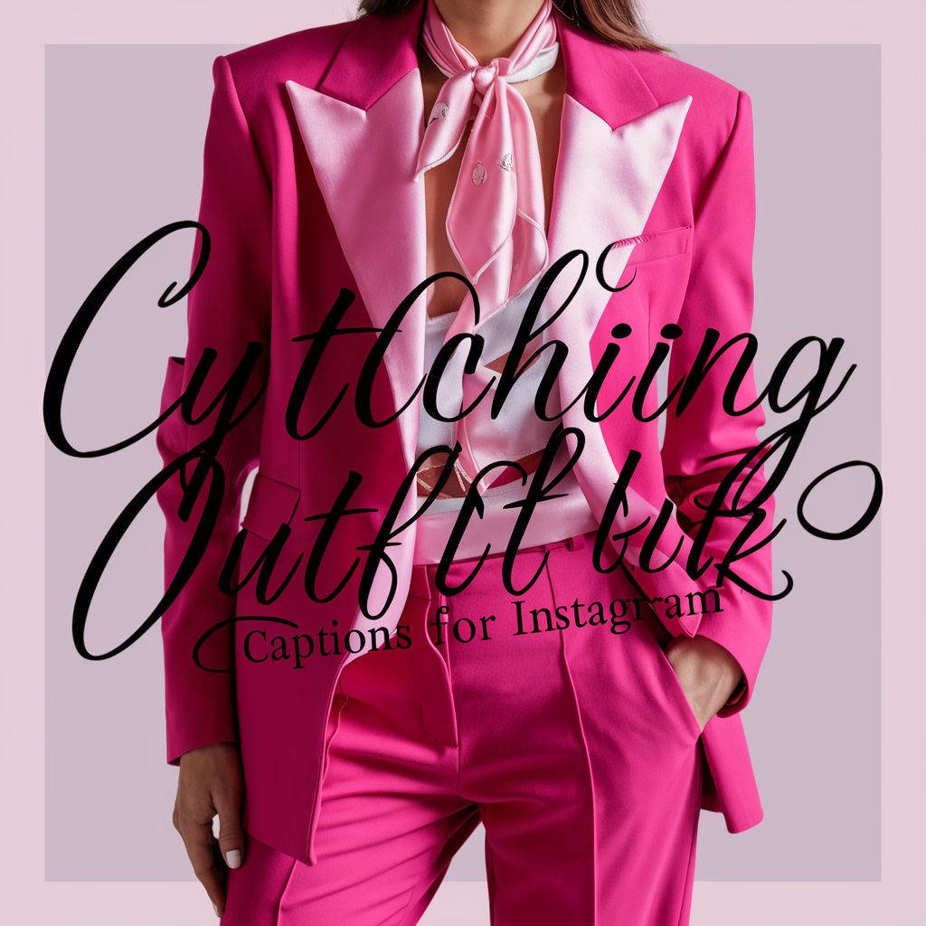 Eye-Catching Pink Outfit Captions For Instagram