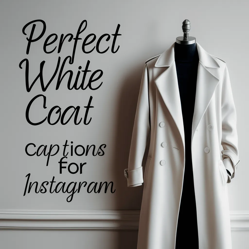Perfect White Coat Captions For Instagram