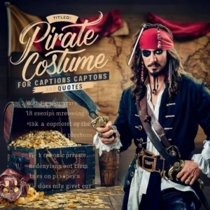 Pirate Costume Captions For Instagram & Quotes