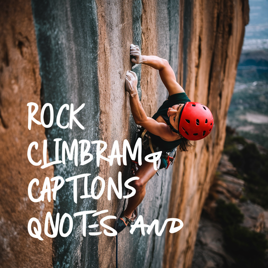 Rock Climbing Instagram Captions and Quotes