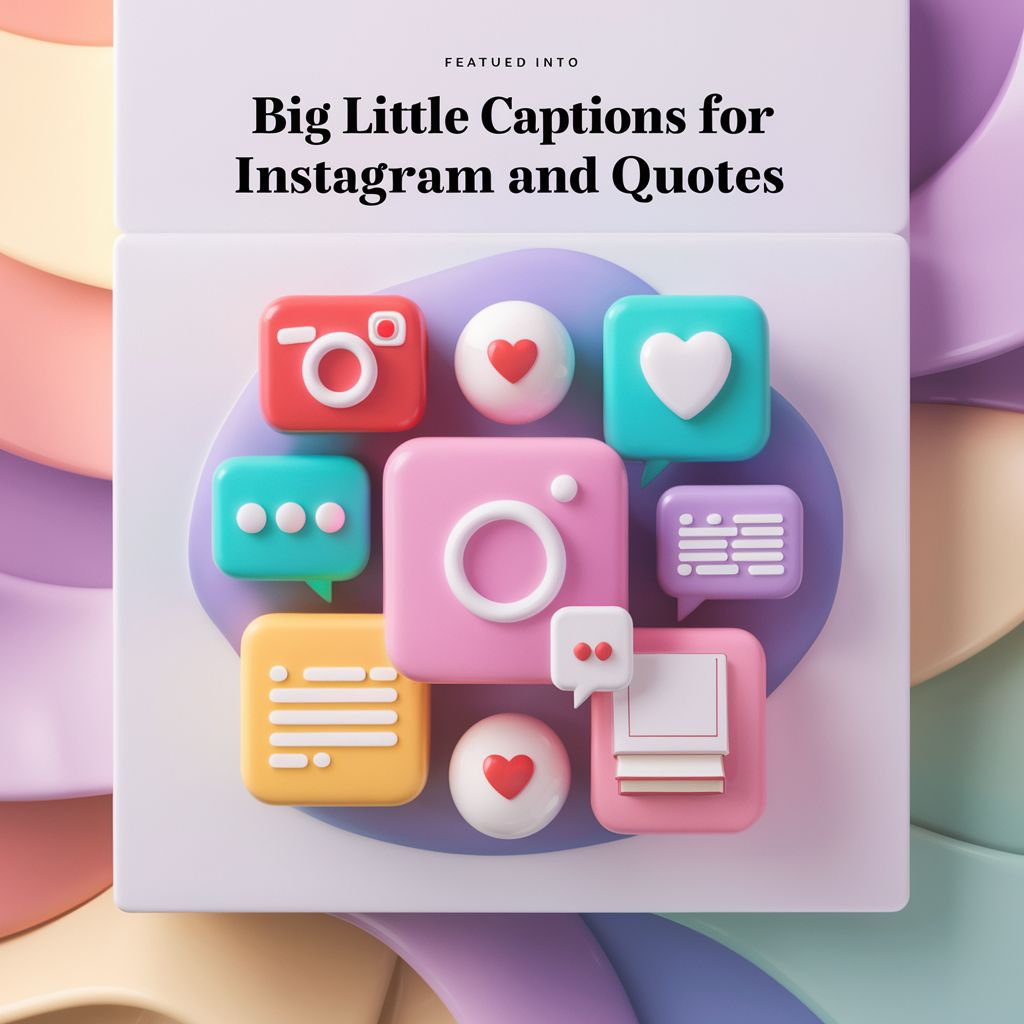 Big Little Captions For Instagram & Quotes